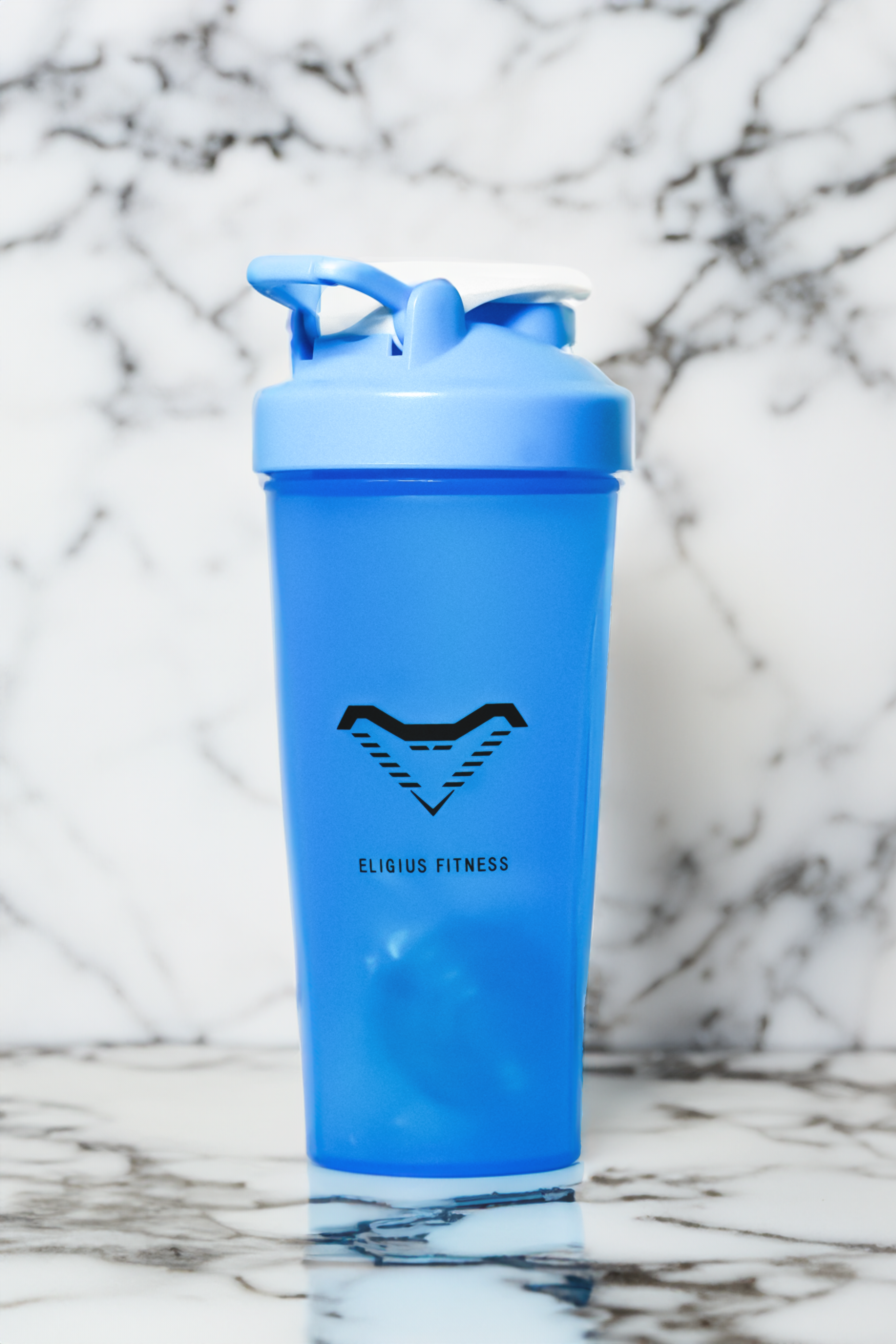 Eligius Fitness Blue Shaker Bottle 